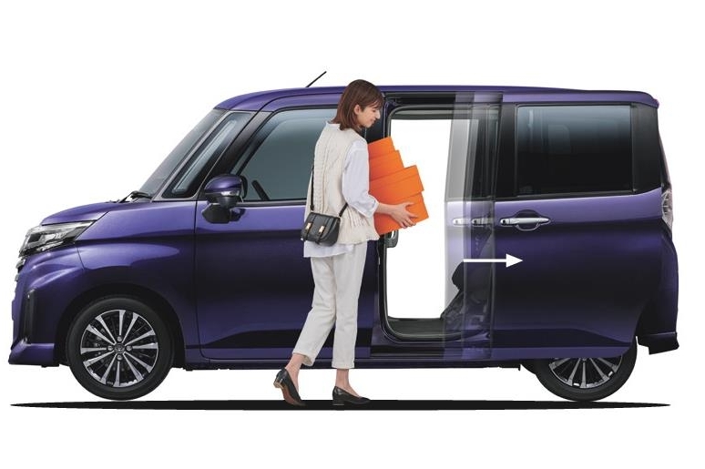 【モデル入り素材】ウェルカムパワースライドドア(運転席・助手席側)